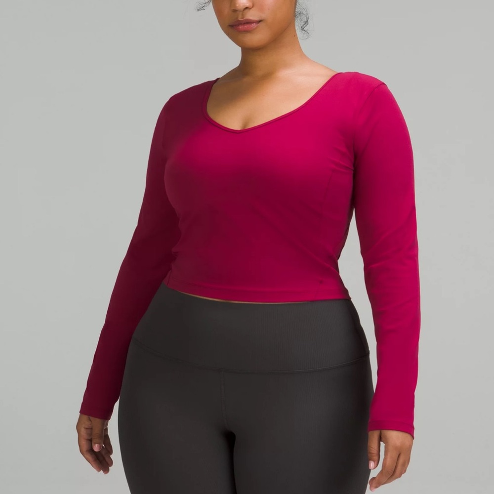 NWT Lululemon Align Long Sleeve - Pomegranate